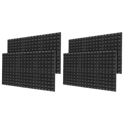 30Pcs 30x30x5CM Eco-Friendly Pyramid Sound Insulation Foam for Studios & Home Theaters