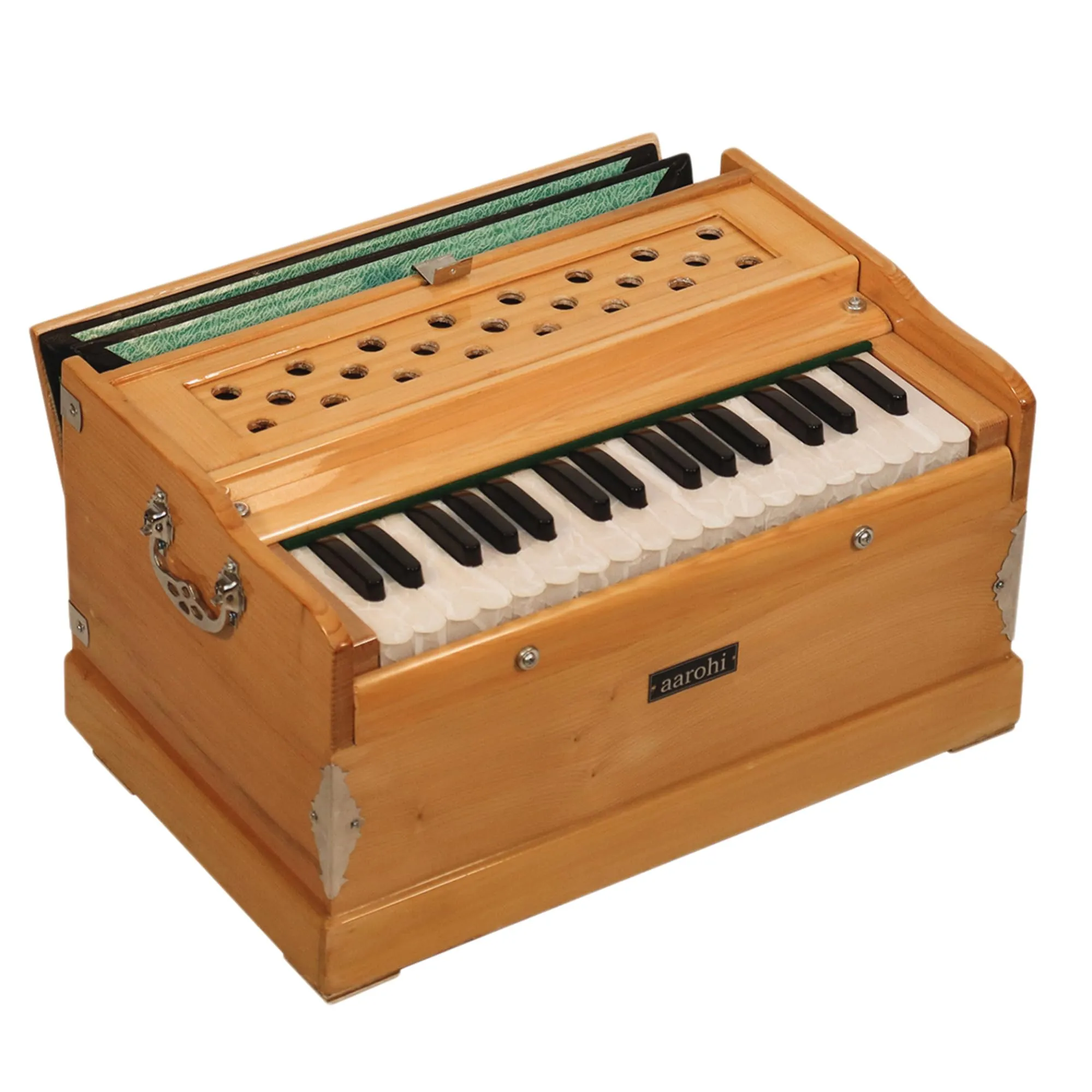 Aarohi S32 Travel Harmonium - Professionally Tuned, Lightweight, Perfect for Kirtan & Yoga