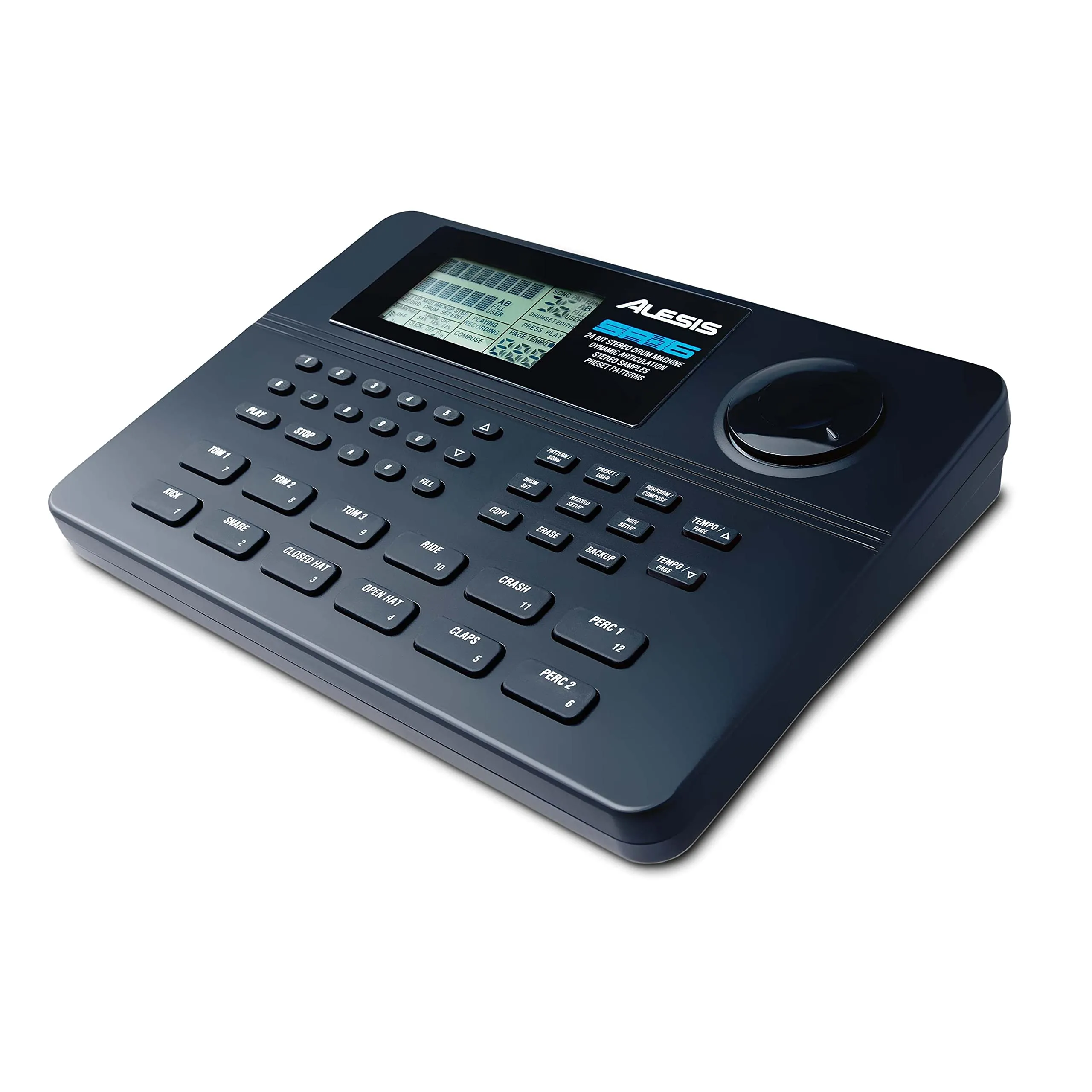 Alesis SR-16 Studio-Grade Drum Machine with 233 Sounds, Dynamic Articulation & MIDI Connectivity