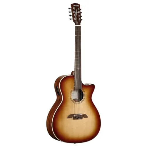 Alvarez AG60CE Shadowburst 8-string Acoustic-electric Guitar with Spruce Top and Laurel Fingerboard