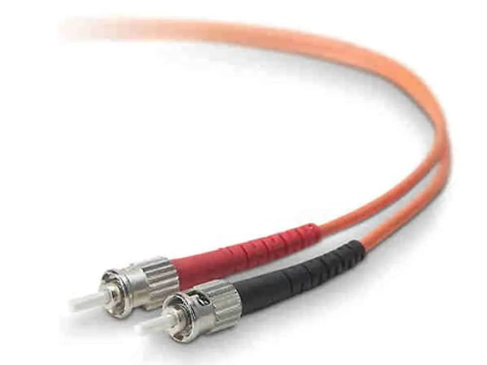 Belkin Duplex Fiber Optic Cable A2F20200-10M 32.81ft ST/ST 62.5/125 with Enhanced Performance