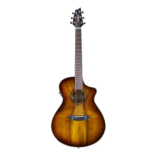 Breedlove ECO Pursuit Exotic S Concert CE Acoustic-Electric Guitar - Tiger's Eye Myrtlewood