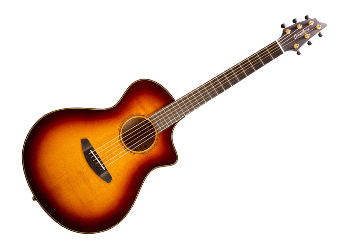 Breedlove Oregon Concert CE Acoustic-Electric Guitar - Whiskey Burst Sitka Spruce & Myrtlewood