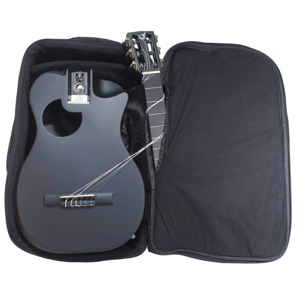 Carbon Fiber Travel Guitar - OC660M Collapsible Acoustic-Electric Guitar with Backpack Case