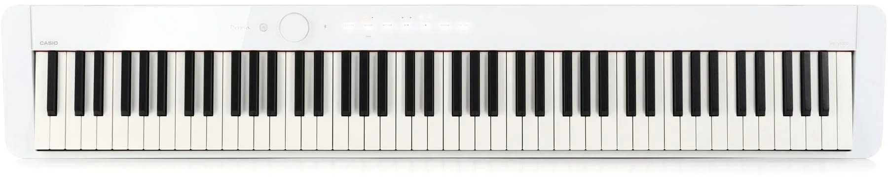 Casio 88-Key Digital Piano PX-S1000WE - Smart Scaled Hammer Action, 192-note Polyphony, White