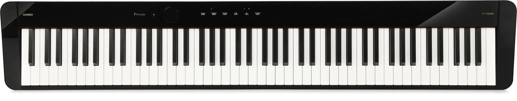 Casio PX-S5000 88-Key Digital Piano with Smart Hybrid Hammer Action and Bluetooth Connectivity