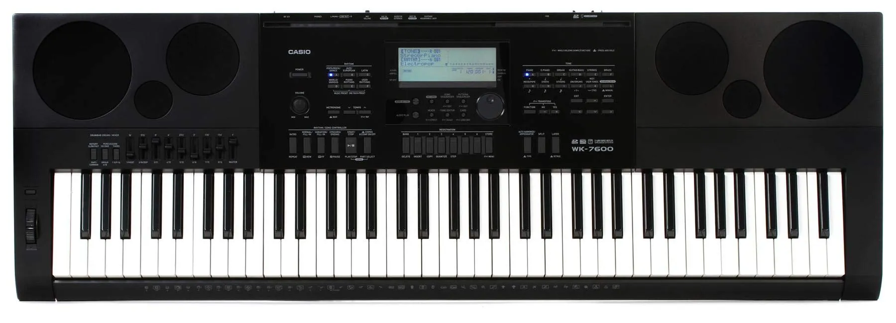 Casio WK-7600 76-Key Workstation Keyboard with DSP Effects and Sequencers