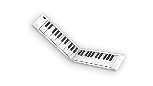 Compact 49-Key Portable Keyboard with MIDI Controller & Sustain Pedal - Lightweight & Rechargeable