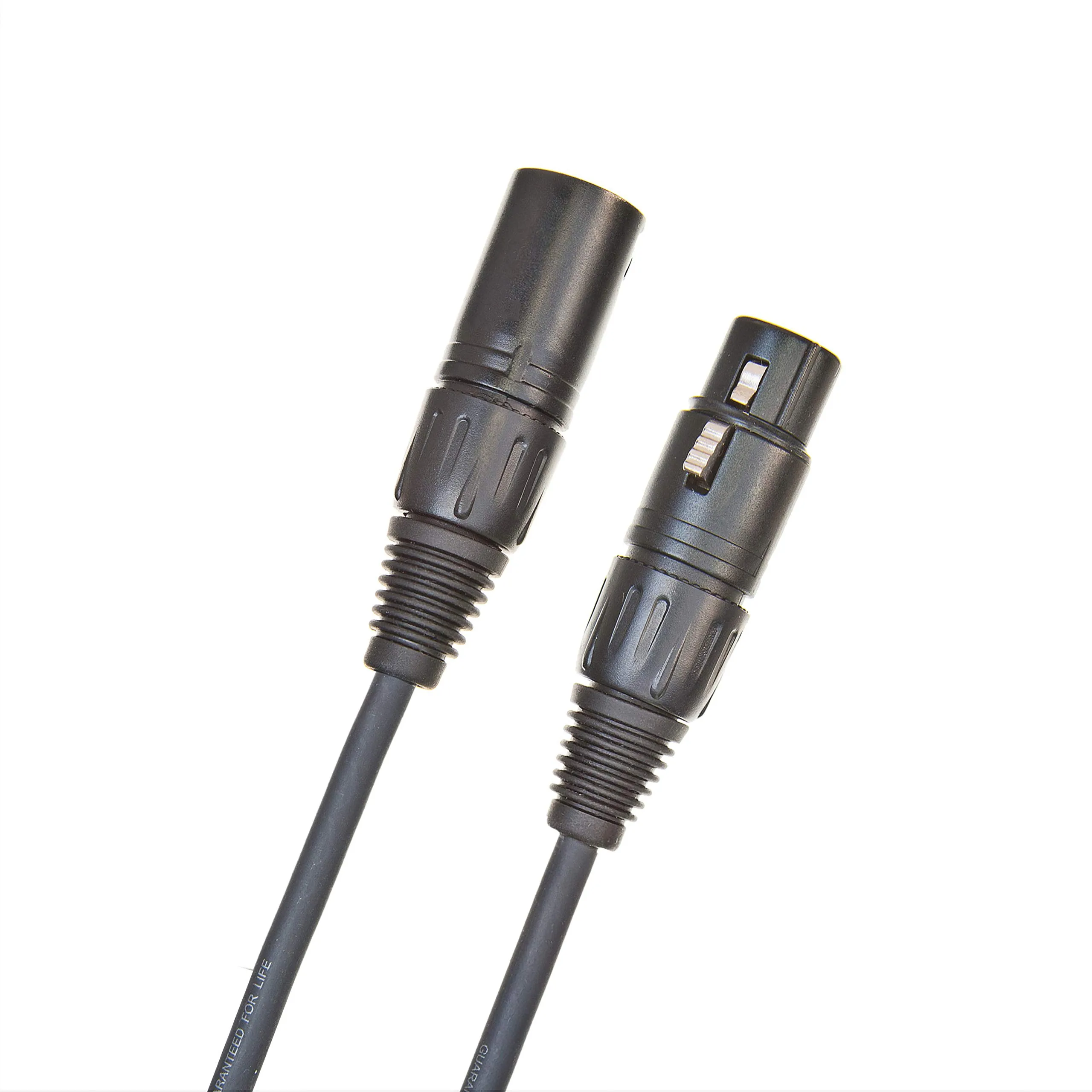 D'Addario Classic Series 50ft XLR Microphone Cable - Noise-Reducing, Durable, Nickel-Plated Connectors