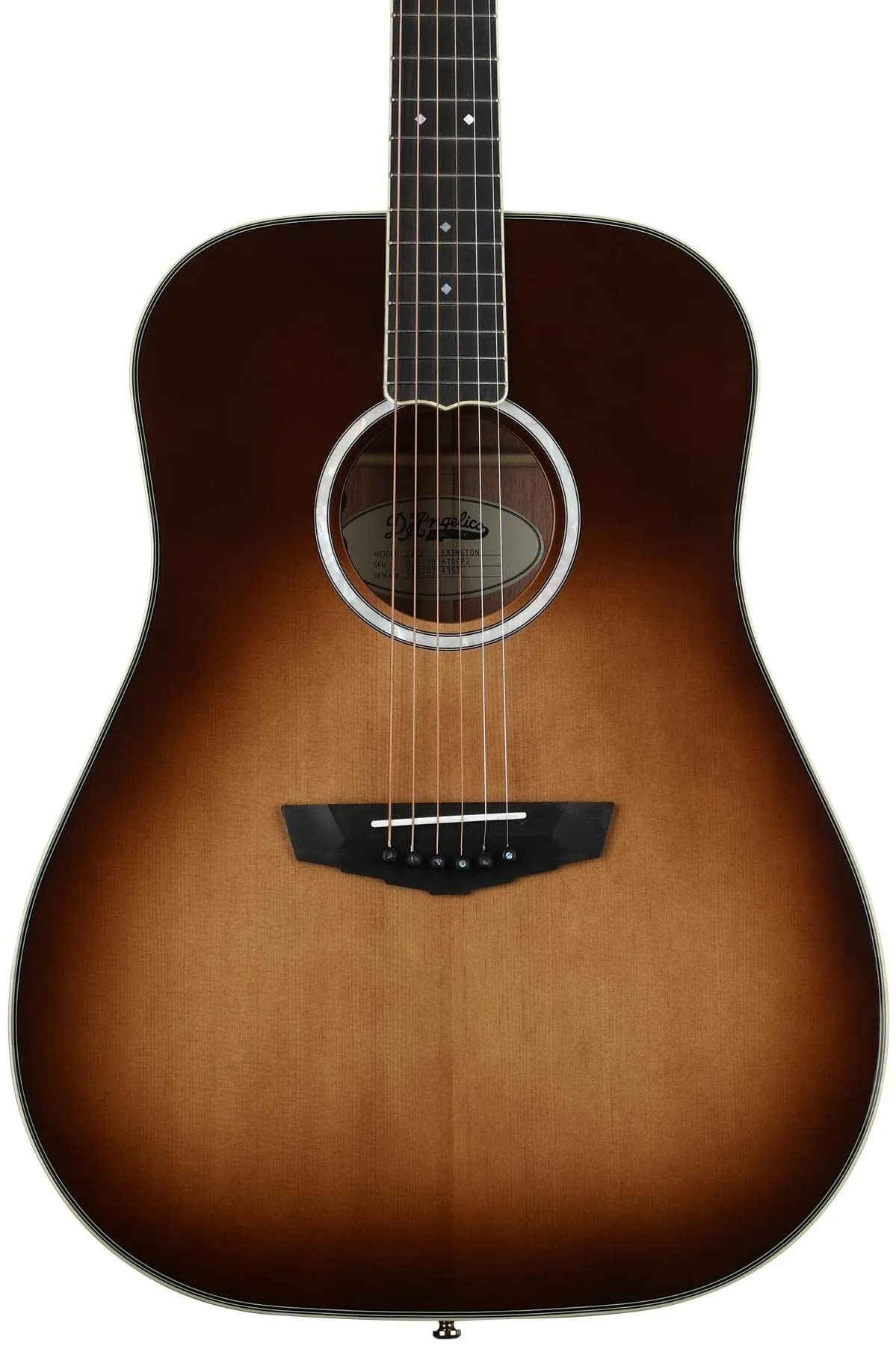 D'Angelico Excel Lexington Acoustic-electric Guitar - Autumn Burst, 6-string, Mahogany Neck