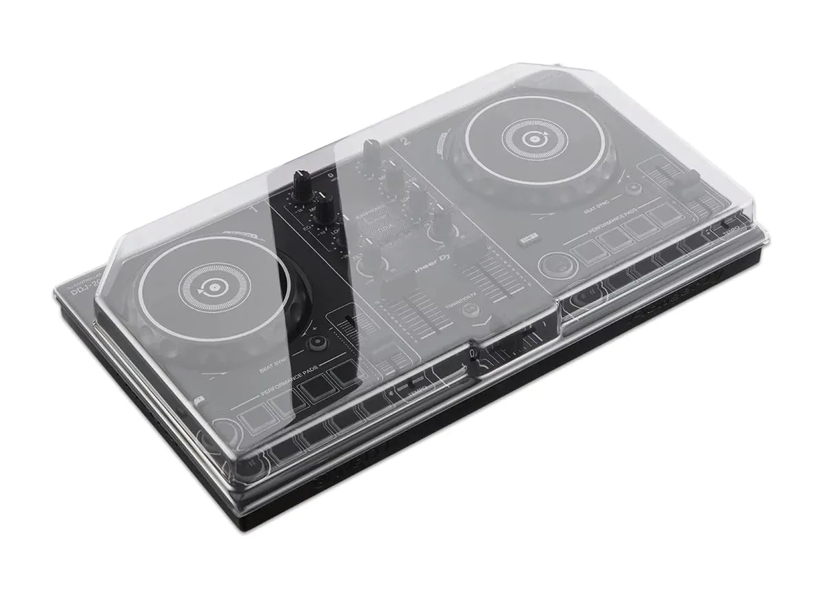 Decksaver LE Pioneer DDJ-200 Cover - Durable Polycarbonate, Custom Molded, Lightweight, Travel-Friendly Protection