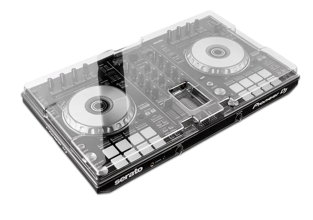 Decksaver Pioneer DDJ-SR2 & DDJ-RR Impact Resistant Cover - Durable Polycarbonate, Dust & Liquid Protection