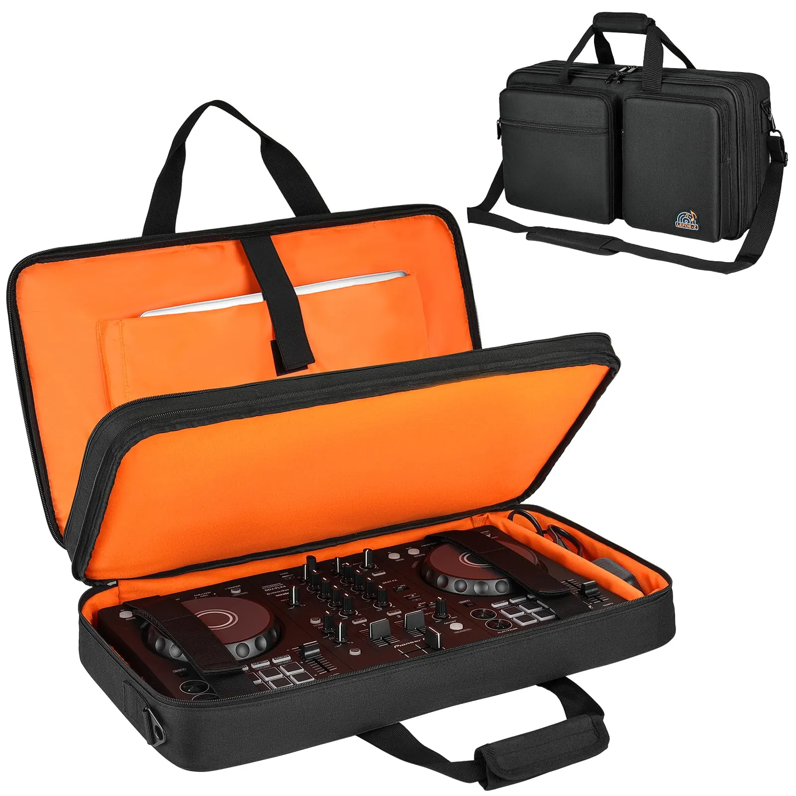 DJ Controller Case Compatible with Pioneer DDJ-FLX4, Numark Mixtrack Pro FX, Padded Bag