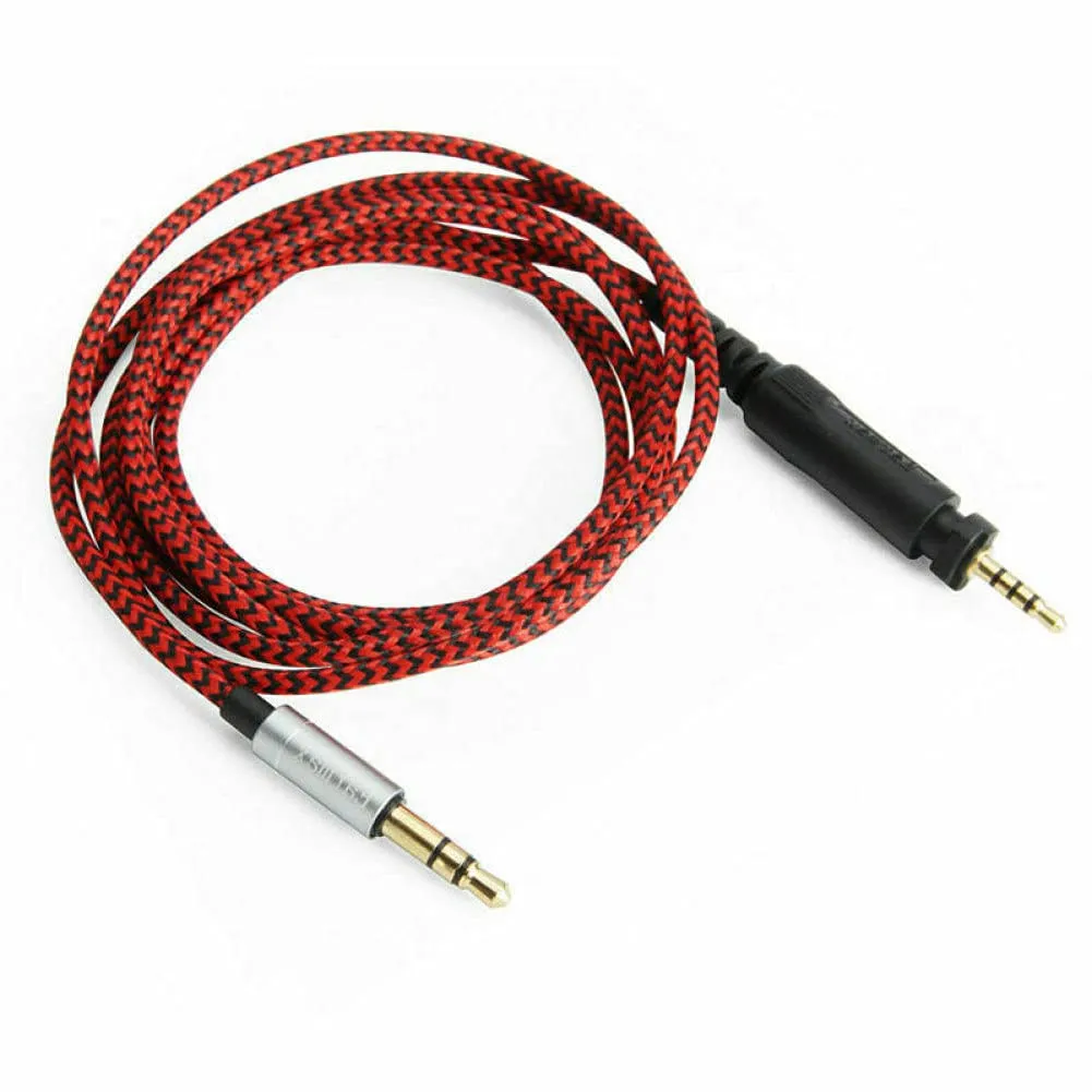 Durable Nylon Replacement Audio Cable for Shure SRH840 SRH940 SRH440 SRH750DJ 120cm