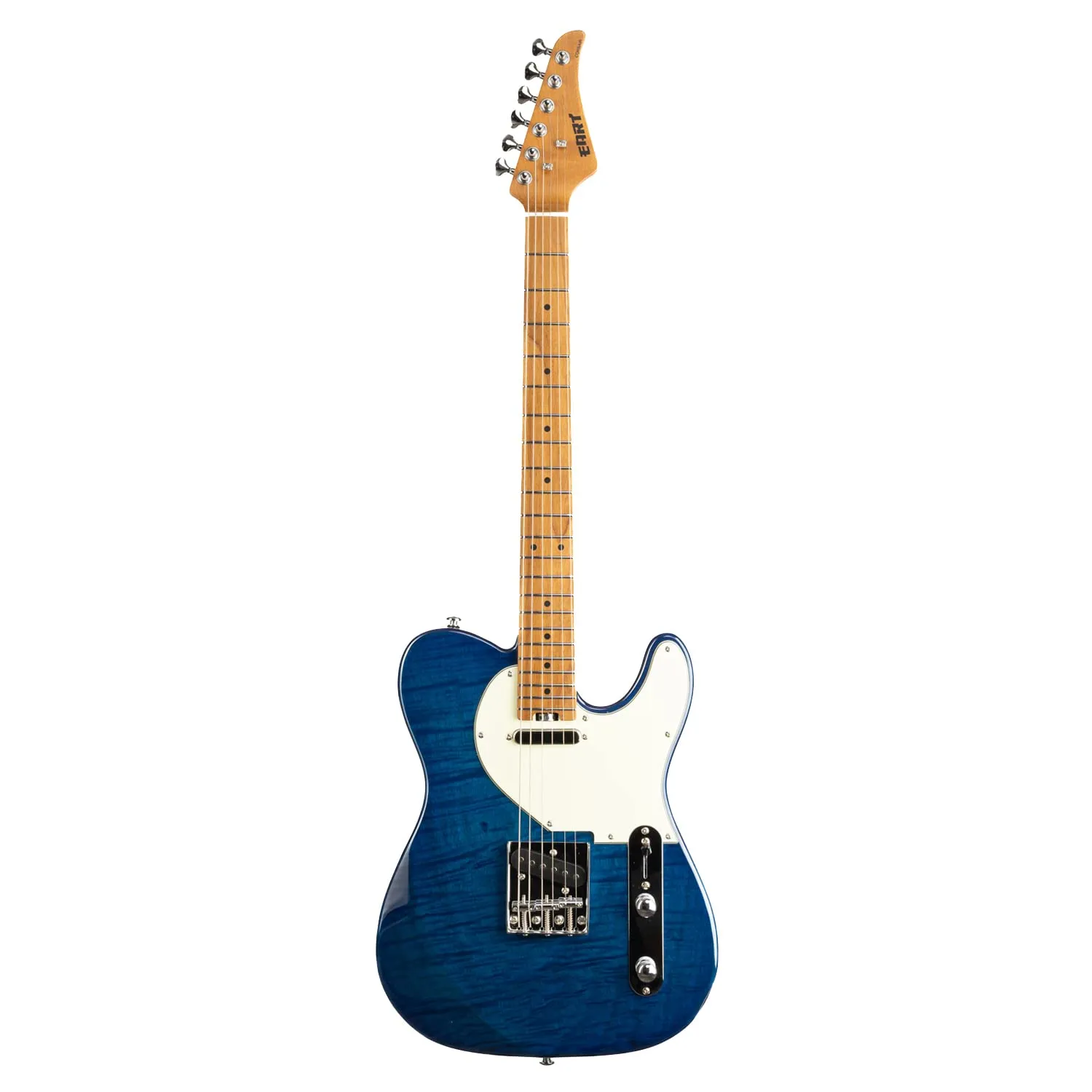 EART NK-C1 Classic Electric Guitar Blue, Maple Fingerboard, Stainless Steel Frets, Contoured Body