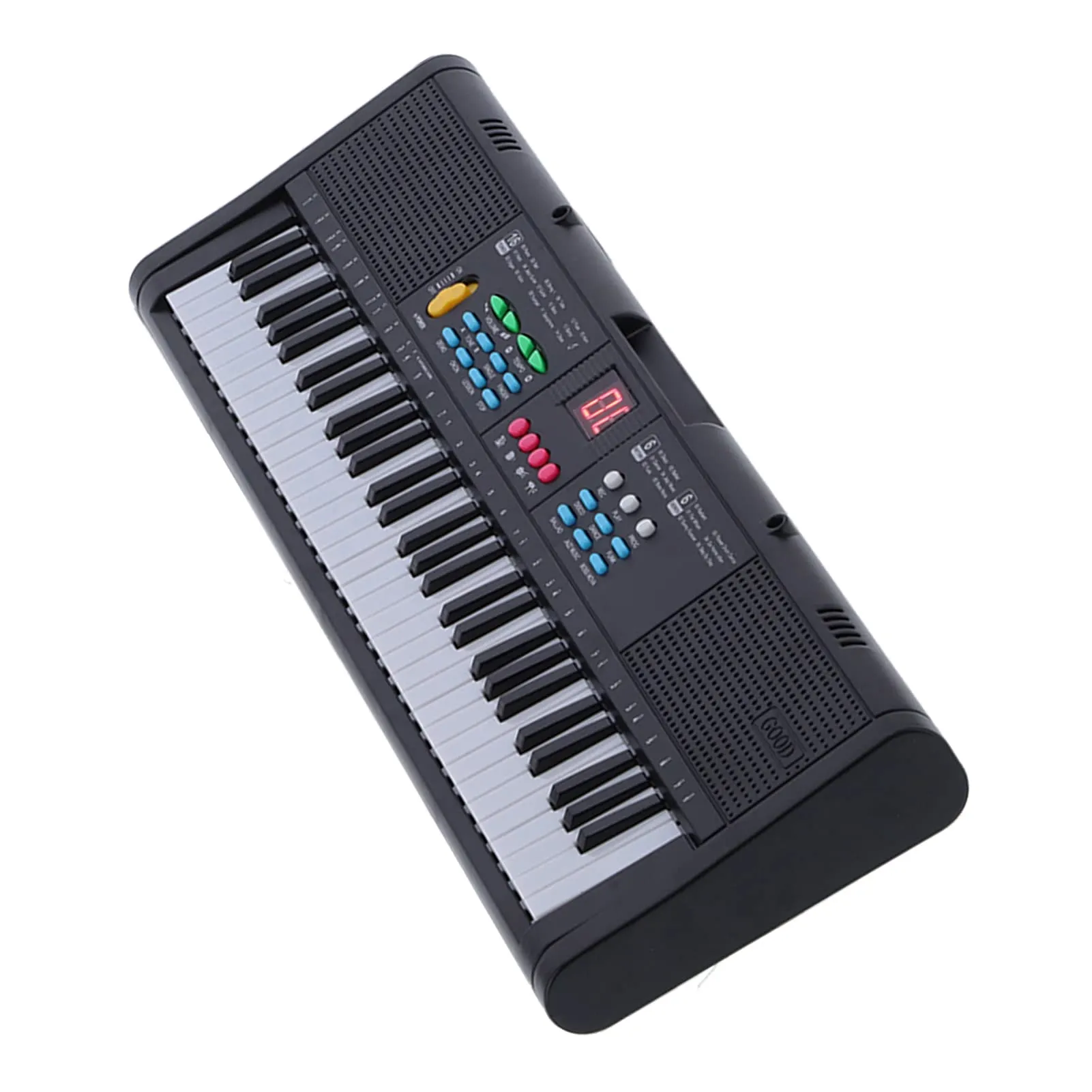 Electric Piano Instrument for Kids, 61 Keys Multifunctional Keyboard with Microphone & USB