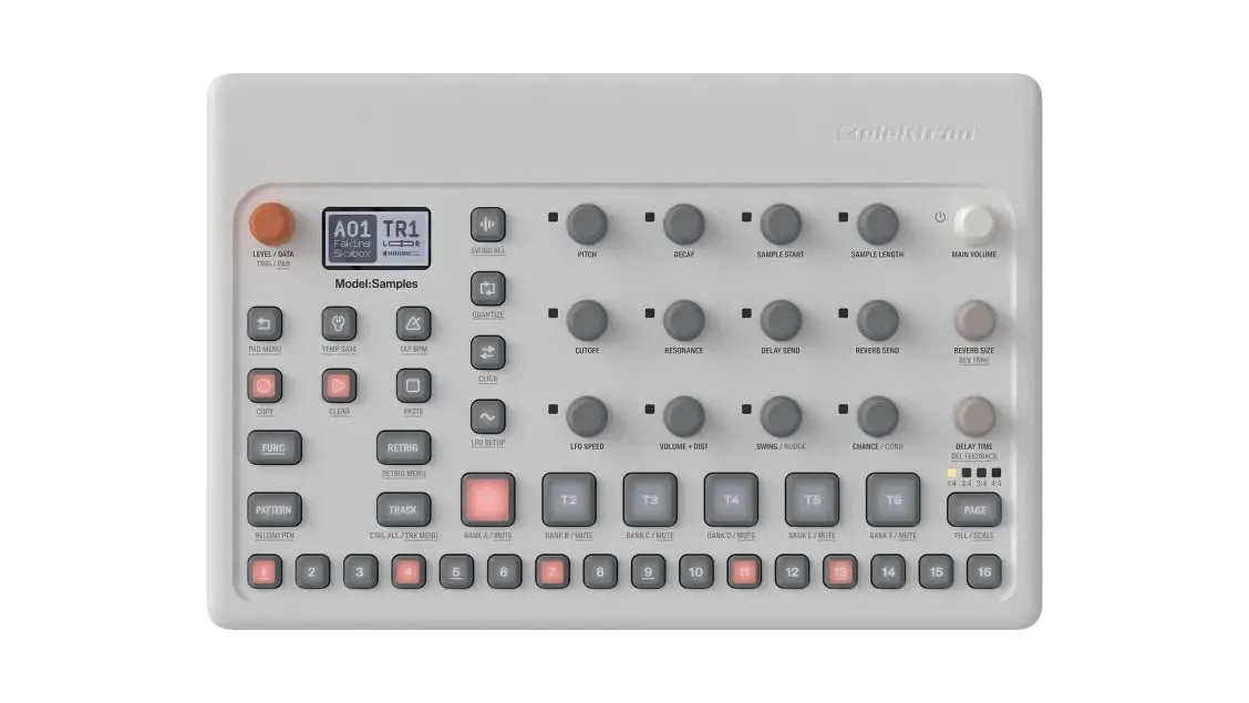 Elektron Model:Samples Six Track Groovebox - Compact, Lightweight, 300 Pro Samples, MIDI Ready