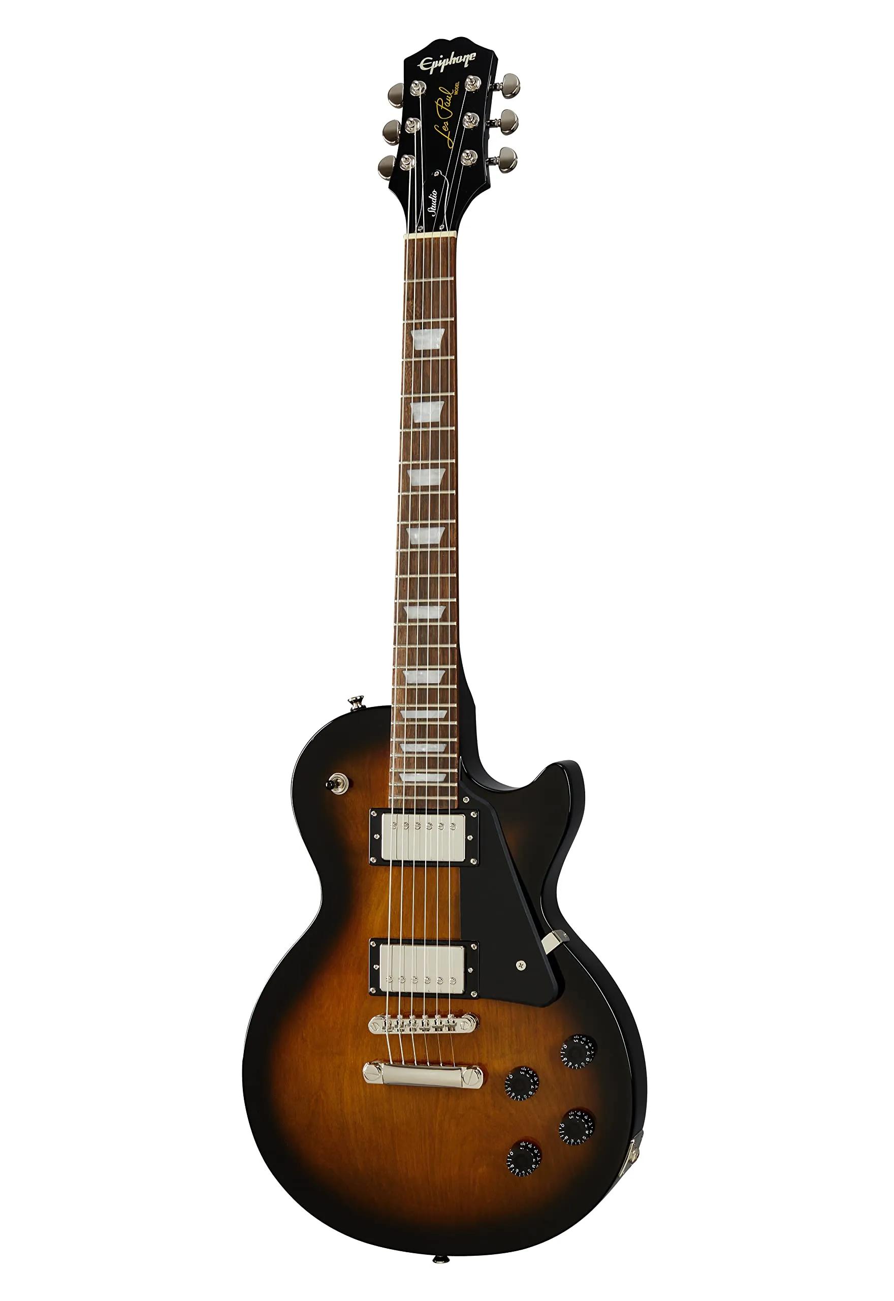 Epiphone Les Paul Studio Guitar - Smokehouse Burst, Alnico Classic Humbuckers, Lightweight Design