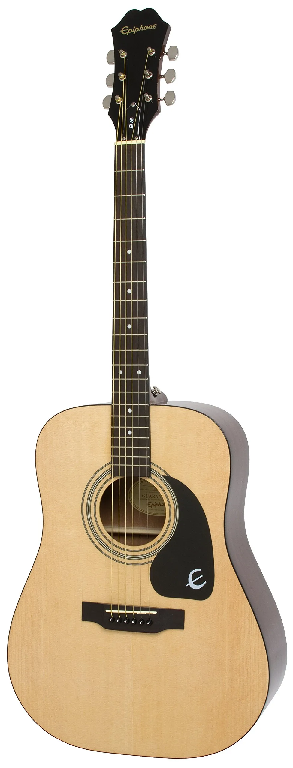 Epiphone Songmaker DR-100 Dreadnought Acoustic Guitar - Natural, SlimTaper Neck, Mahogany Body