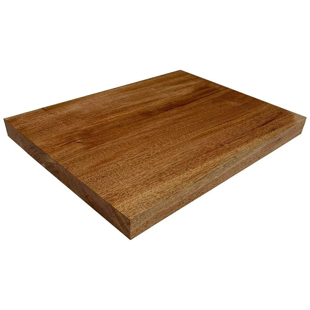 Exotic African Mahogany Electric Guitar Body Blank, 21x14x2 Inches, Perfect for Luthiers