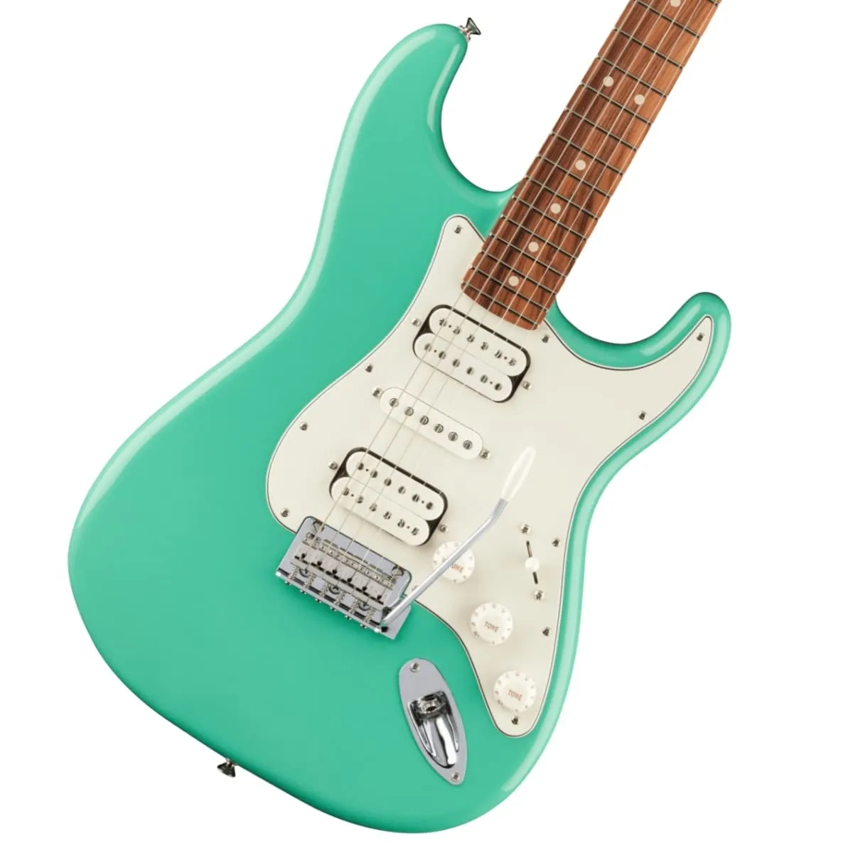 Fender 6 String Electric Guitar, Right-Hand, Sea Foam Green, 2-Year Warranty, Alder Body