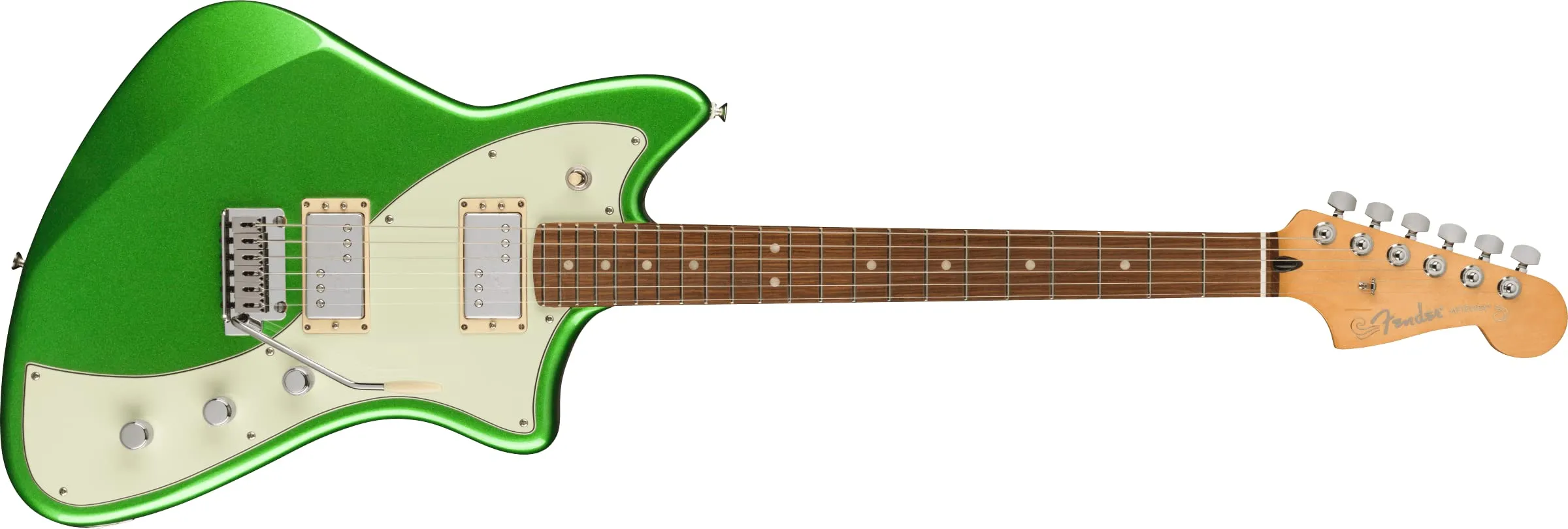 Fender 6 String Solid-Body Electric Guitar in Cosmic Jade with Fireball Humbucking Pickups