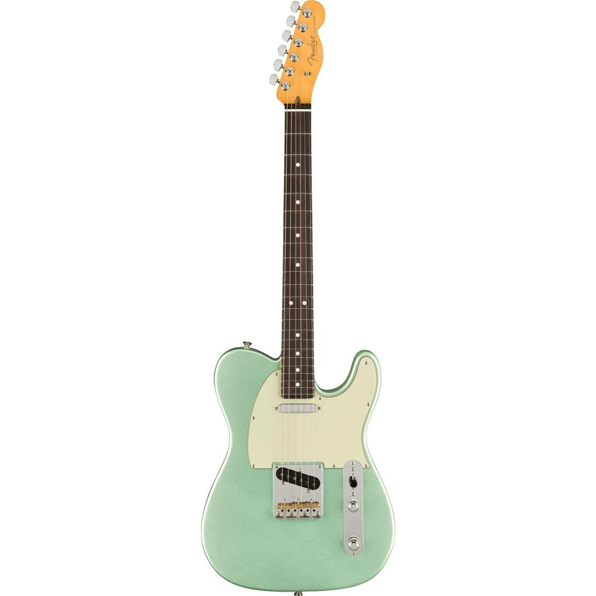 Fender 6 String Solid-Body Electric Guitar in Mystic Surf Green with Rosewood Fingerboard