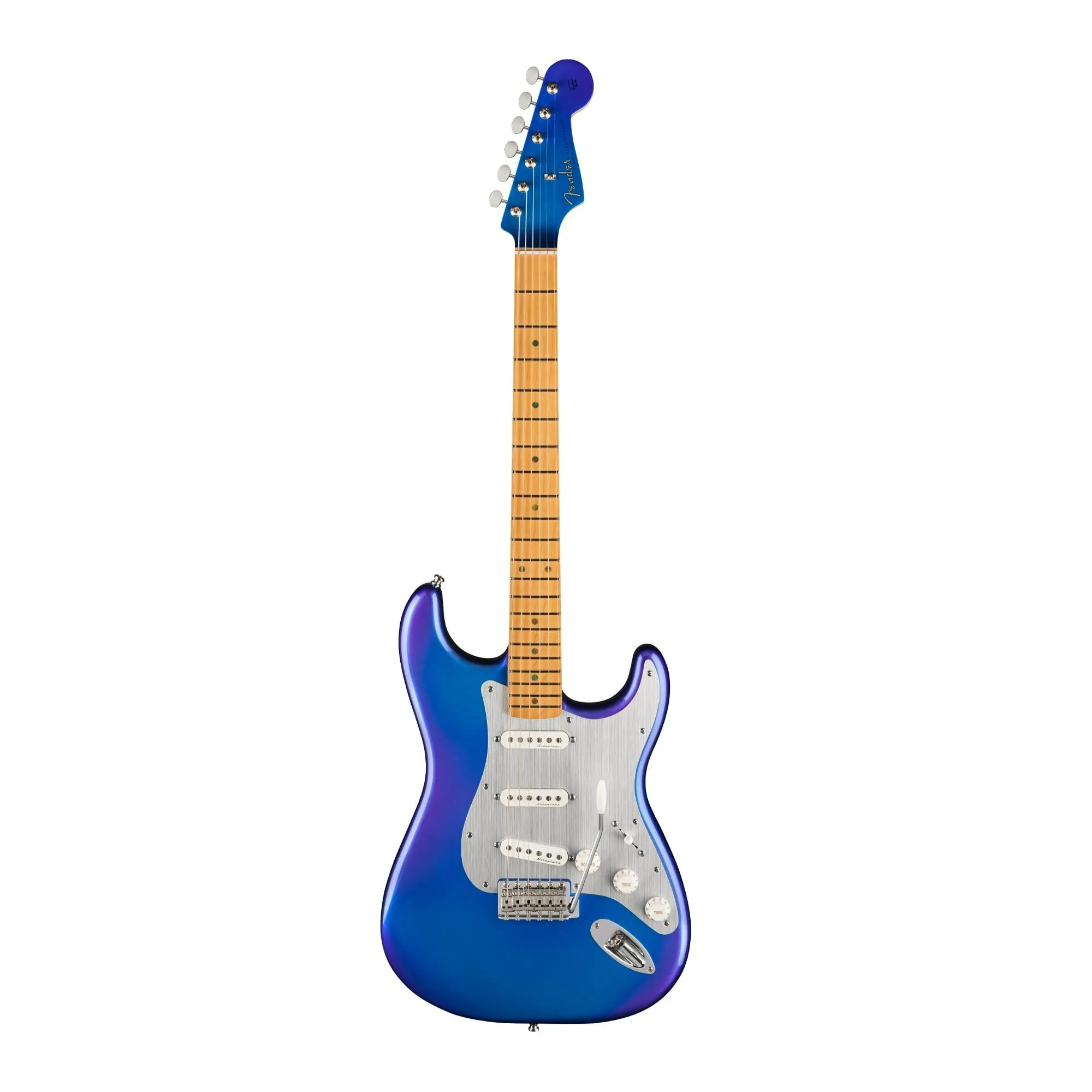 Fender 6 String Solid-Body Electric Guitar Right Blue Marlin with Maple Fingerboard