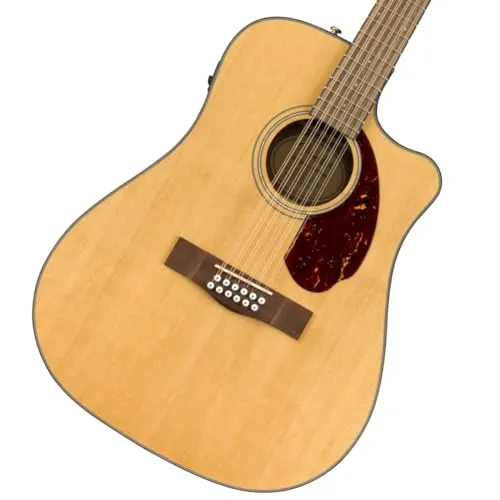 Fender CD-140SCE 12-String Acoustic Electric Guitar, Natural with Case, Fishman Pickup System