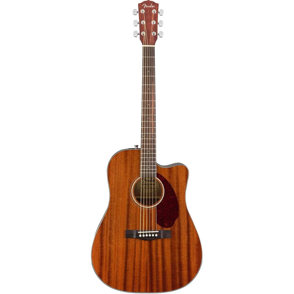 Fender CD-140SCE All-Mahogany Dreadnought Acoustic Electric Guitar with Fishman Pickup and Case