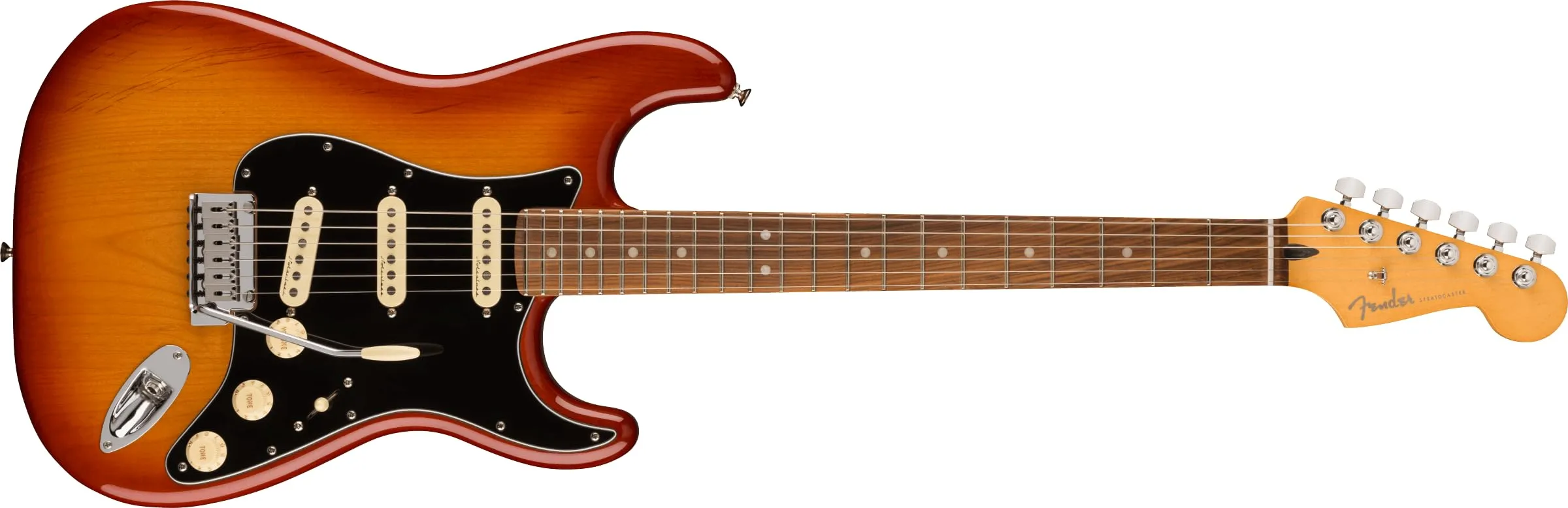 Fender Player Plus Stratocaster Electric Guitar - Sienna Sunburst, Pau Ferro Fingerboard, Solidbody