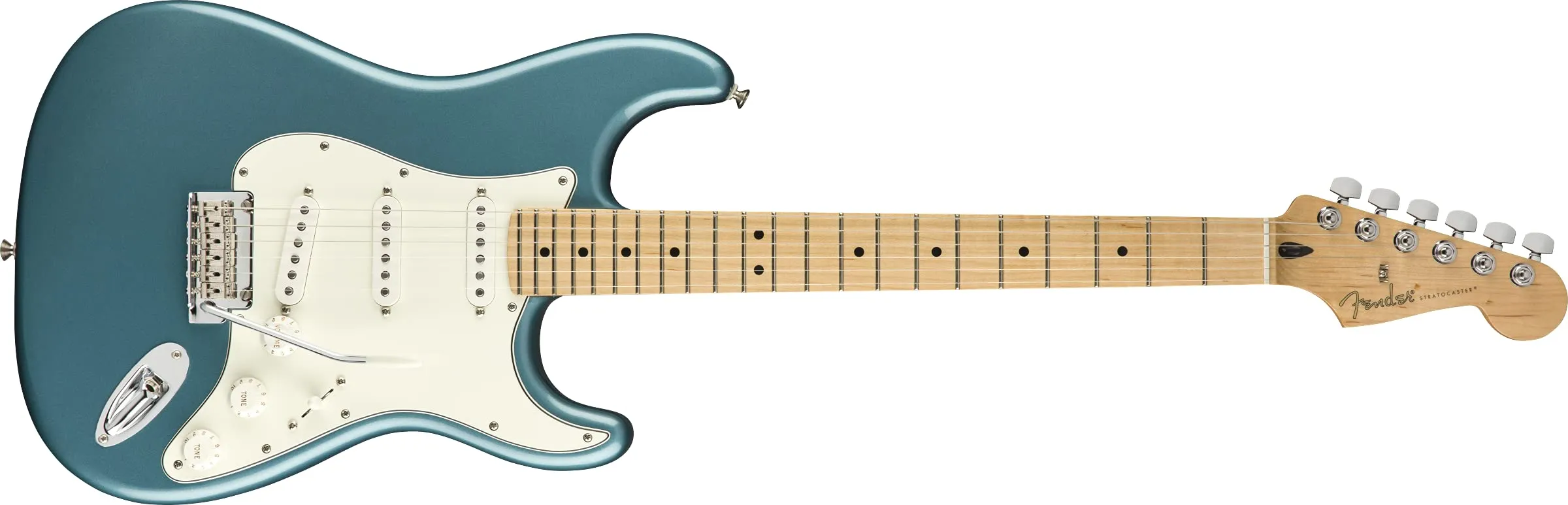 Fender Player Stratocaster SSS Electric Guitar - Tidepool with Maple Fingerboard & 2-Year Warranty