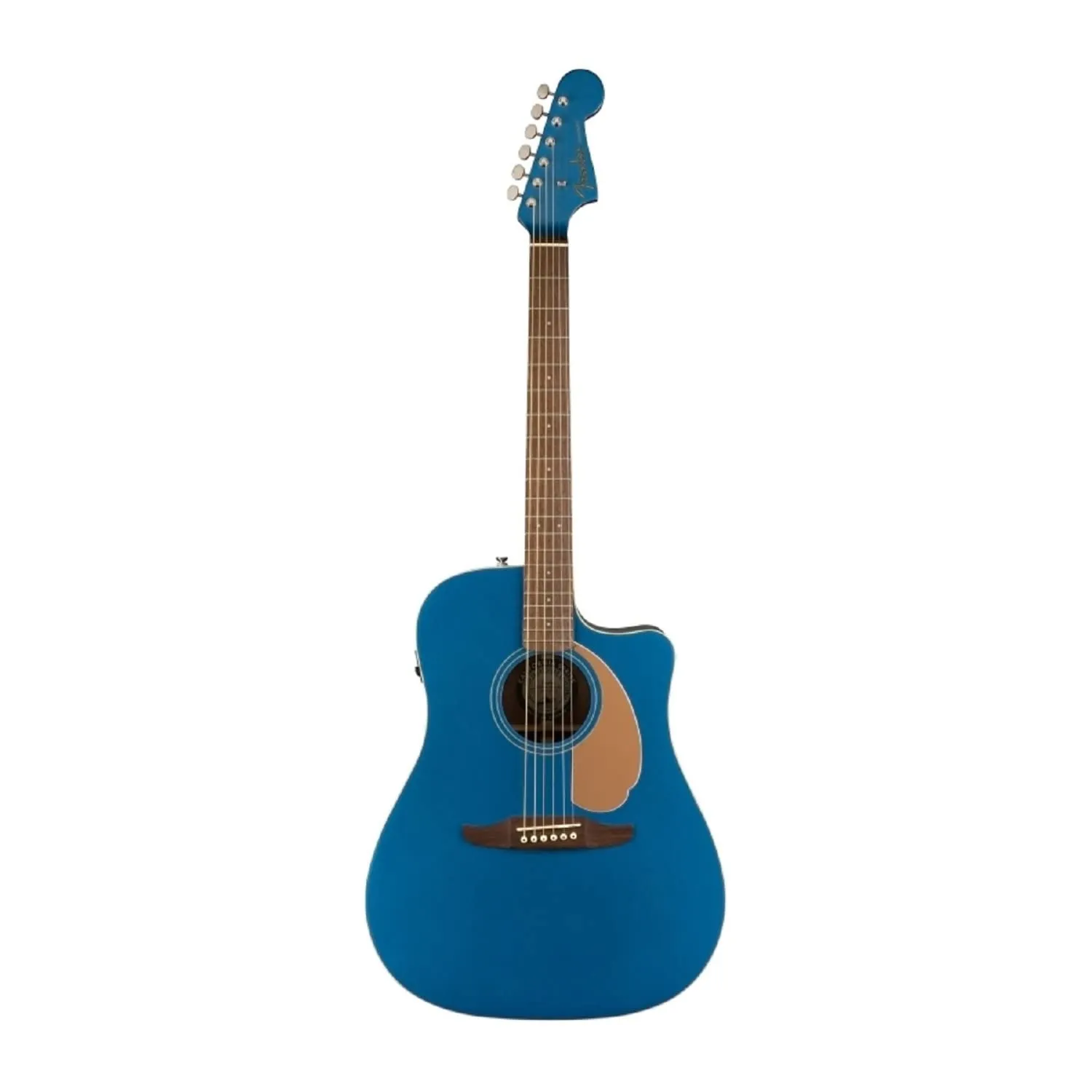 Fender Redondo Player Acoustic Guitar - Belmont Blue, Slim-Taper Neck, Fishman Pickup System