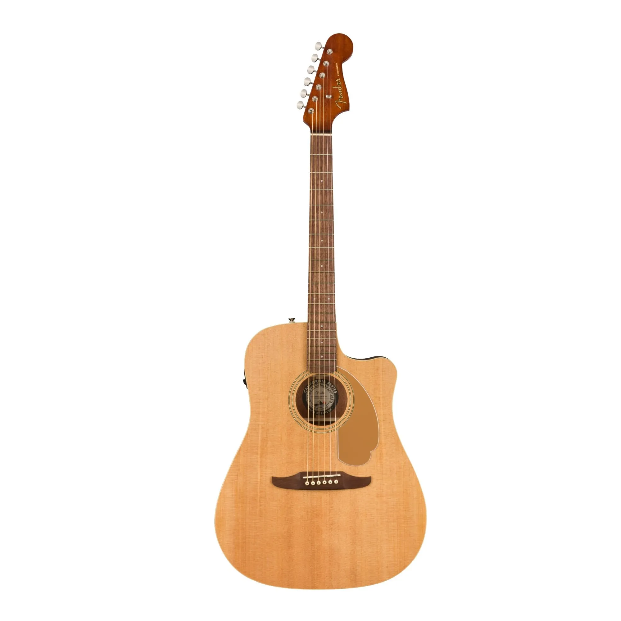 Fender Redondo Player Acoustic Guitar - Natural, Walnut Fingerboard, 2-Year Warranty, Bold Sound