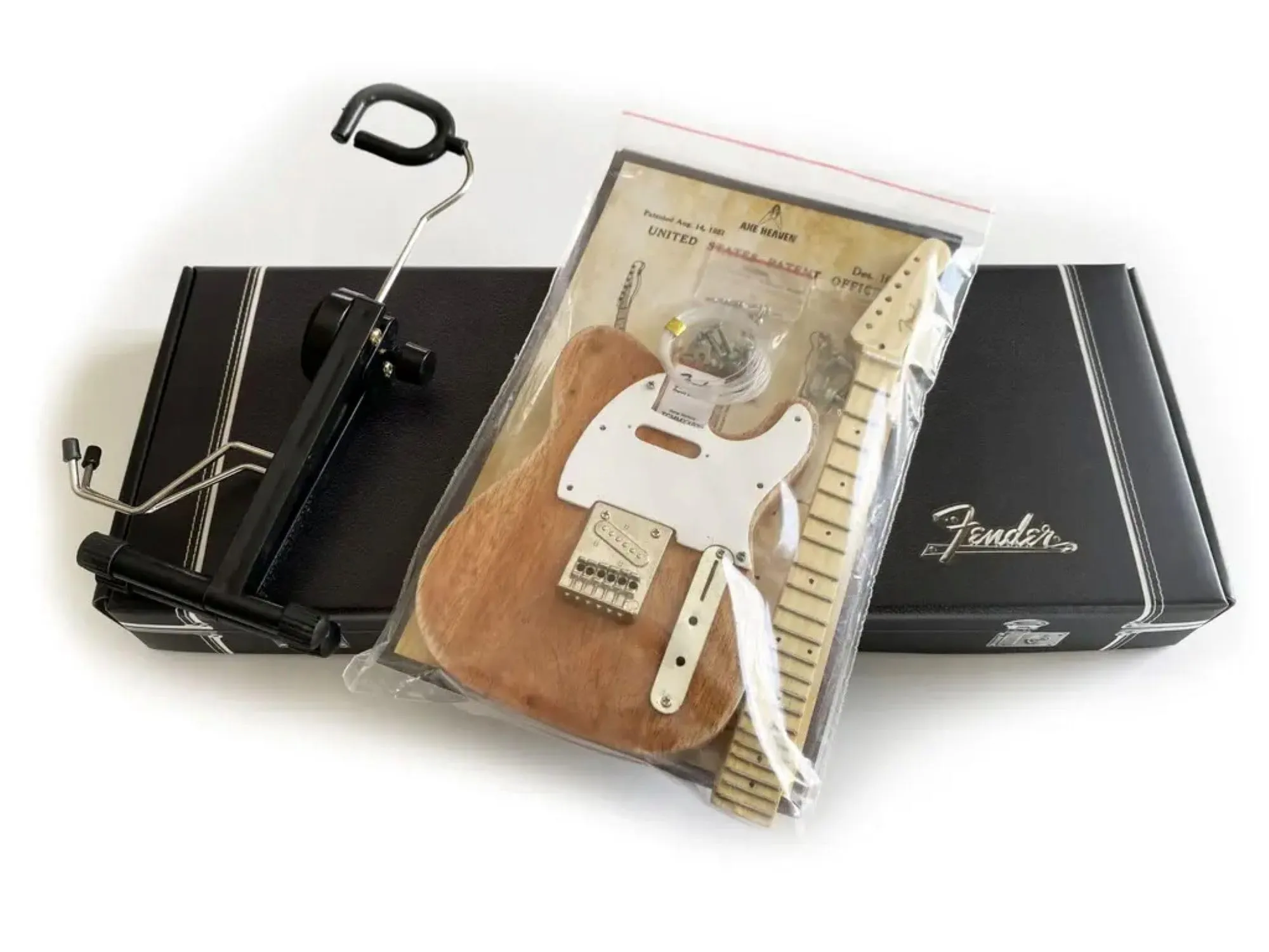 Fender Telecaster Miniature Guitar Model Kit by Axe Heaven, 10” Collectible Replica