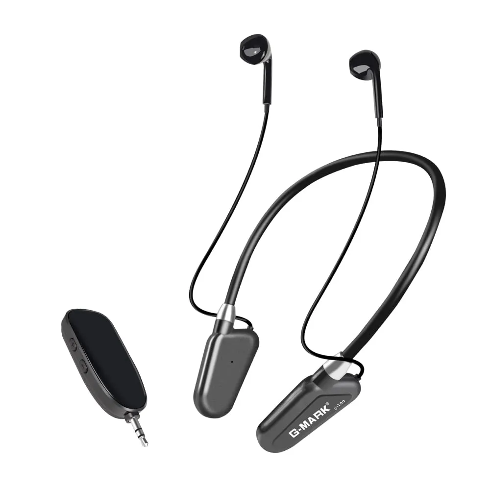 G-MARK G100/1 UHF Wireless Microphone Headset, 165ft Range, 6H Battery Life, 1/4'' Plug