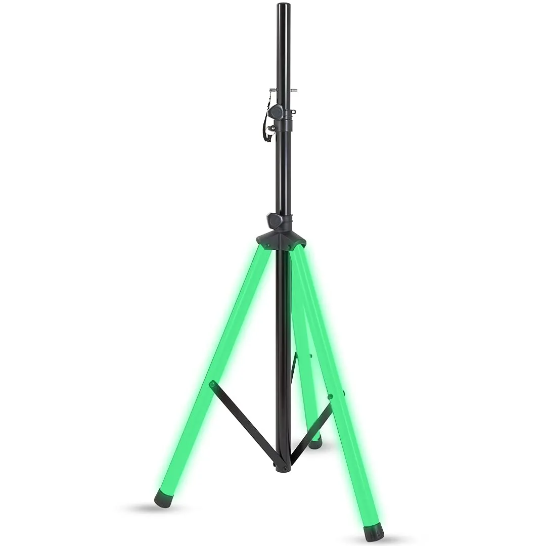 Gemini Sound STL-500 Professional Speaker Stand with Remote-Controlled LED Lightshow, Black