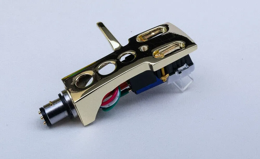 Gold-Plated Headshell Cartridge for Technics SL1710 SL1800 SL1810 SL3200, Exceptional Sound Quality