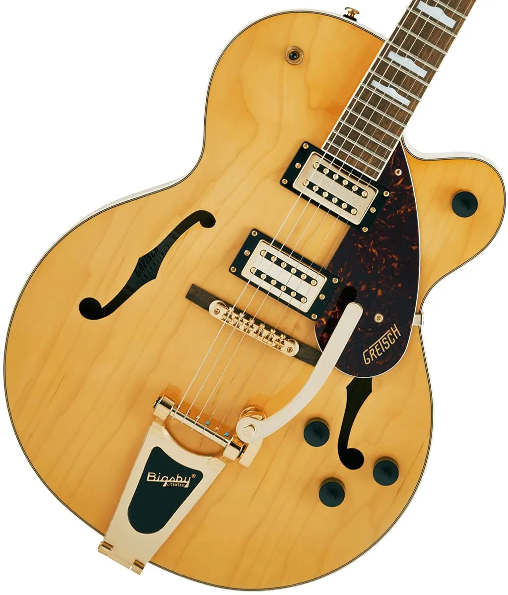 Gretsch G2410TG Streamliner Electric Guitar Village Amber - Hollow Body, Bigsby, Gold Hardware