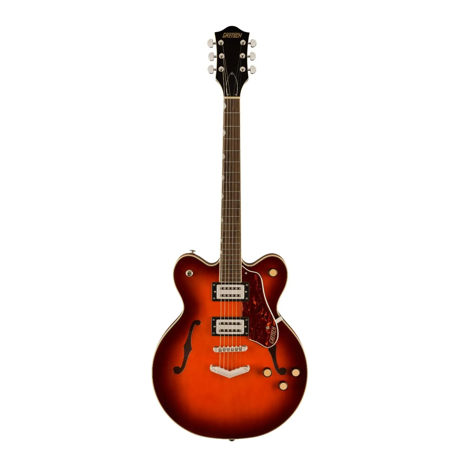 Gretsch G2622 Streamliner Fireburst Electric Guitar, 6-String, Maple Body, Broad'Tron Pickups