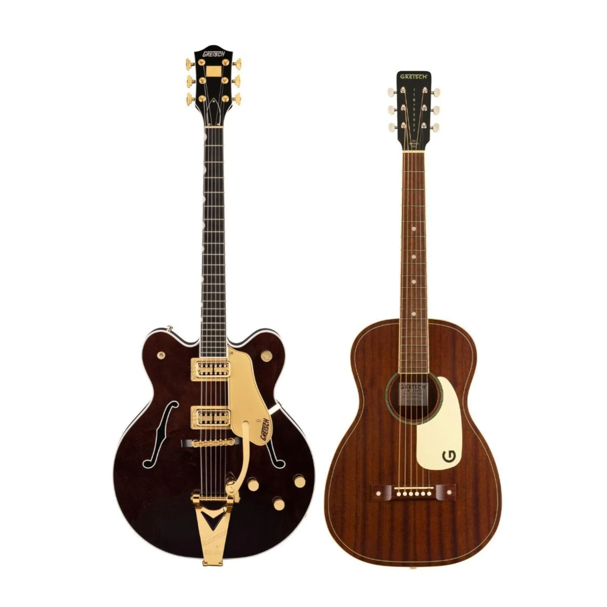 Gretsch G6122TG Players Edition Country Gentleman Guitar Bundle - Walnut Stain & Frontier Satin