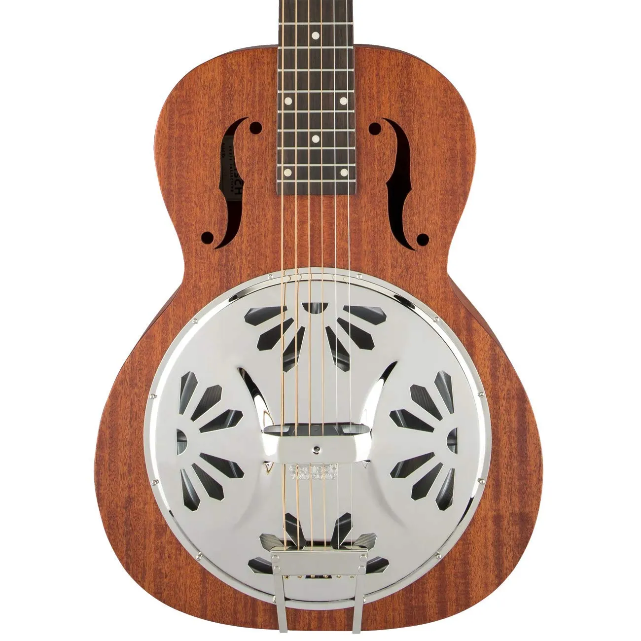 Gretsch G9210 Boxcar Resonator Guitar Natural, 6-String with Padauk Fingerboard & Ampli-Sonic Diaphragm