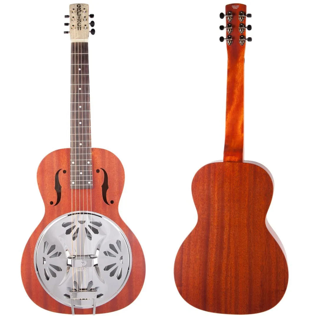 Gretsch G9210 Boxcar Square-Neck Resonator Guitar - Natural, Laminated Mahogany, Rosewood Fretboard