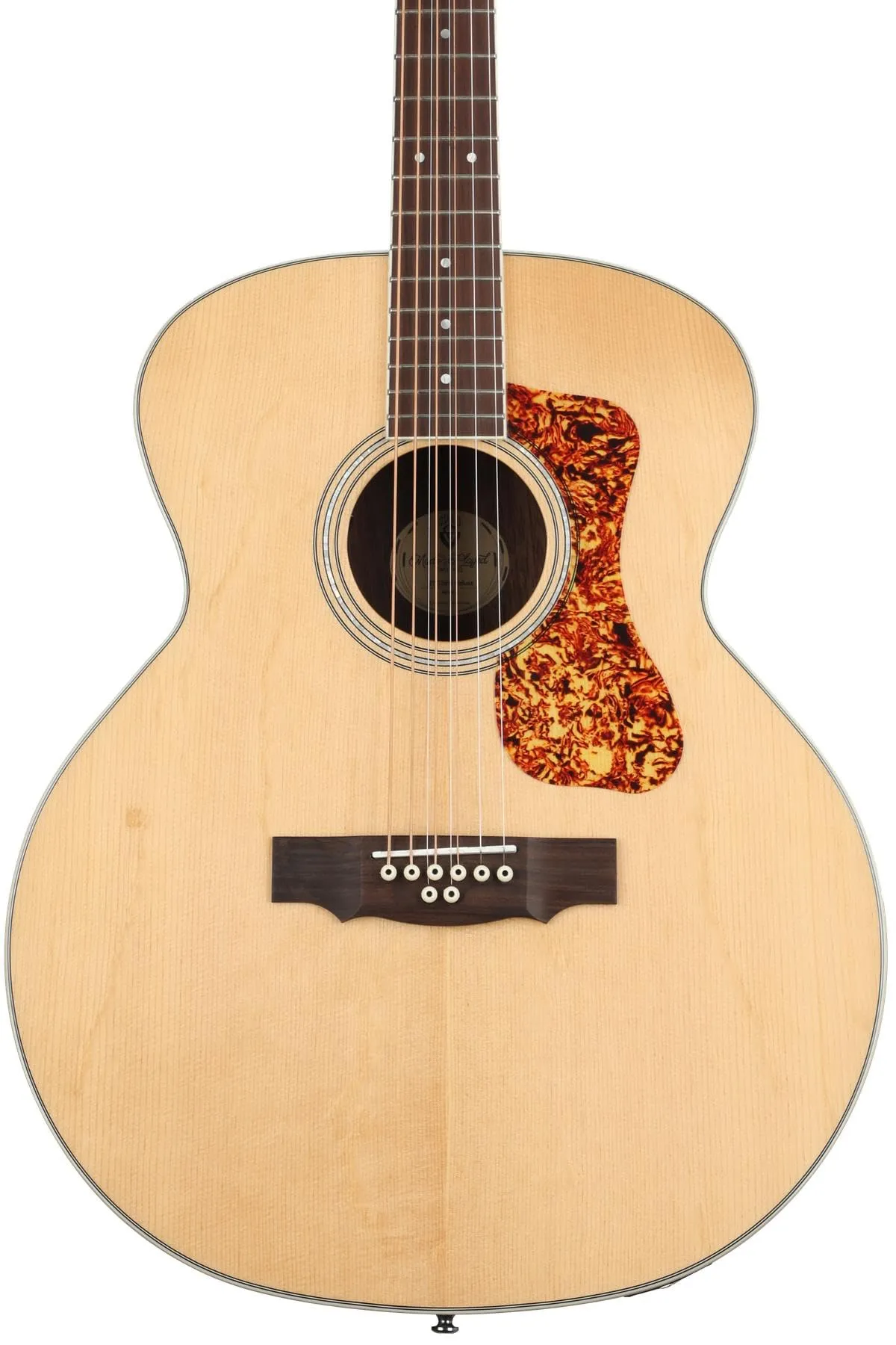 Guild BT-258E Deluxe Acoustic-Electric Baritone Guitar - Natural, Spruce Top, 8-String