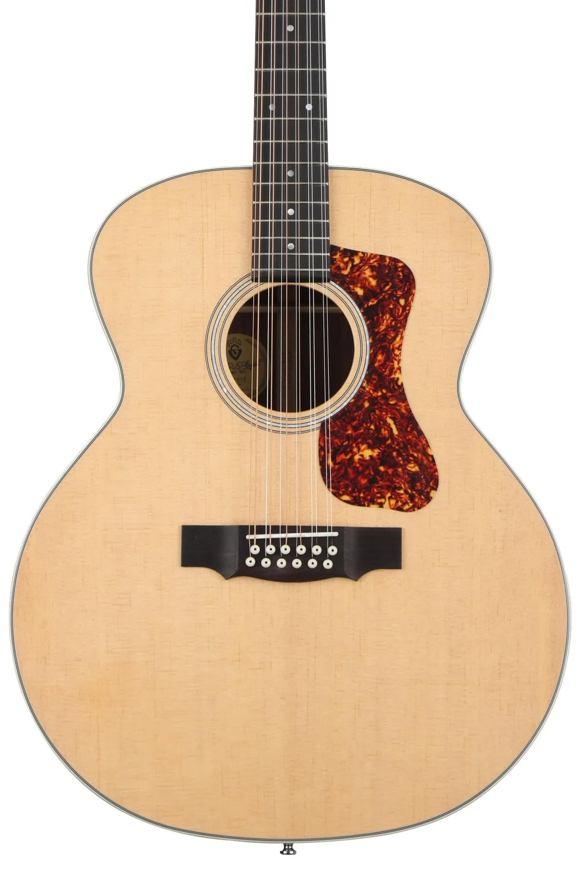 Guild F-1512 Jumbo 12-string Acoustic Guitar - Natural, Spruce Top, Rosewood Fingerboard