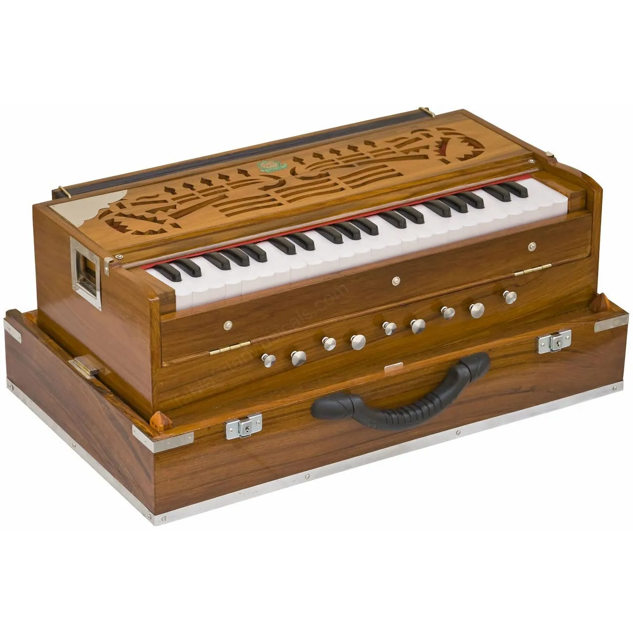 Harmonium Full Teakwood 3.5 Octave Ultra Premium Reeds from Calcutta - Exceptional Quality