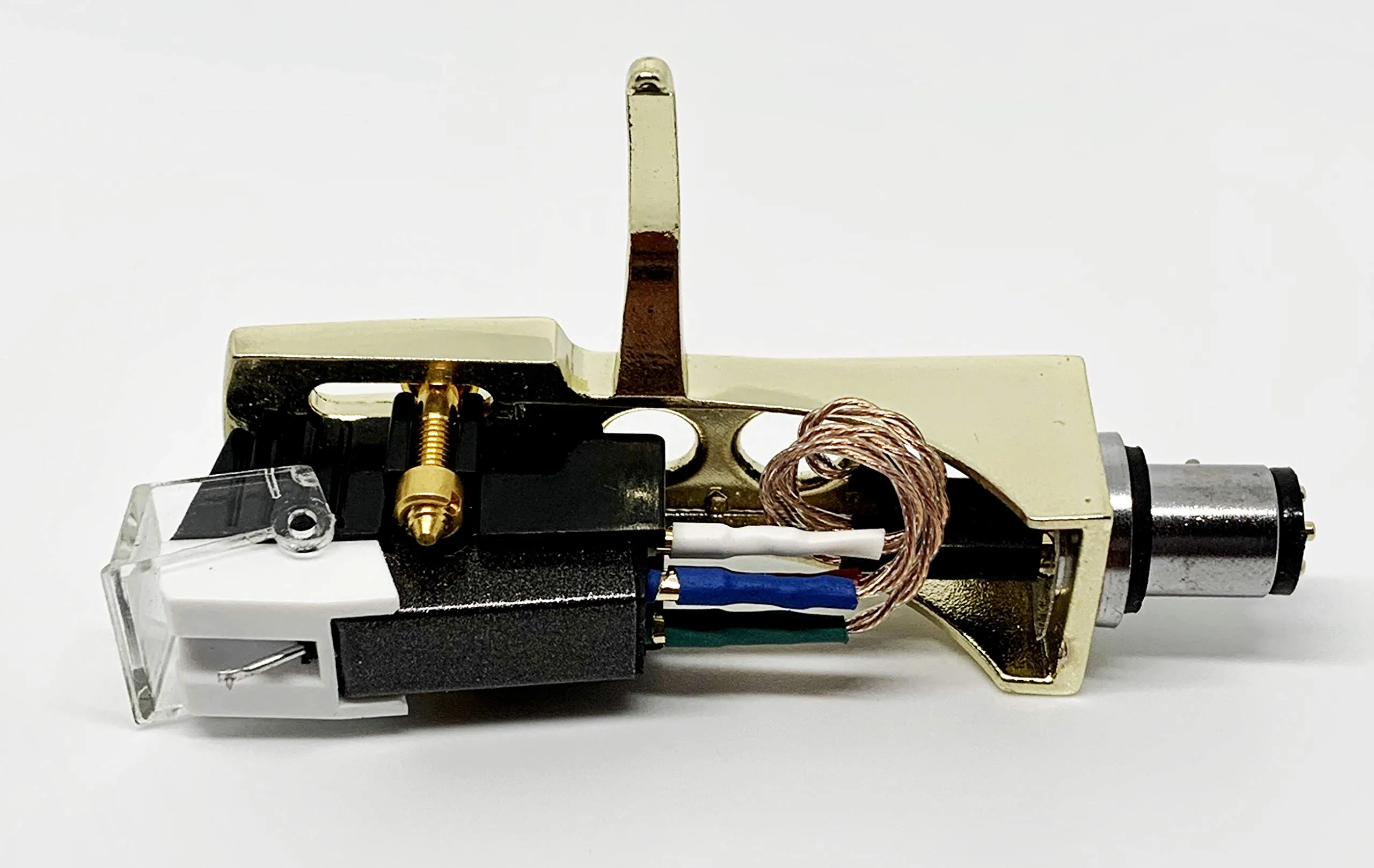 High-Performance Conical Needle Cartridge with Gold Plated Headshell for Technics Turntables