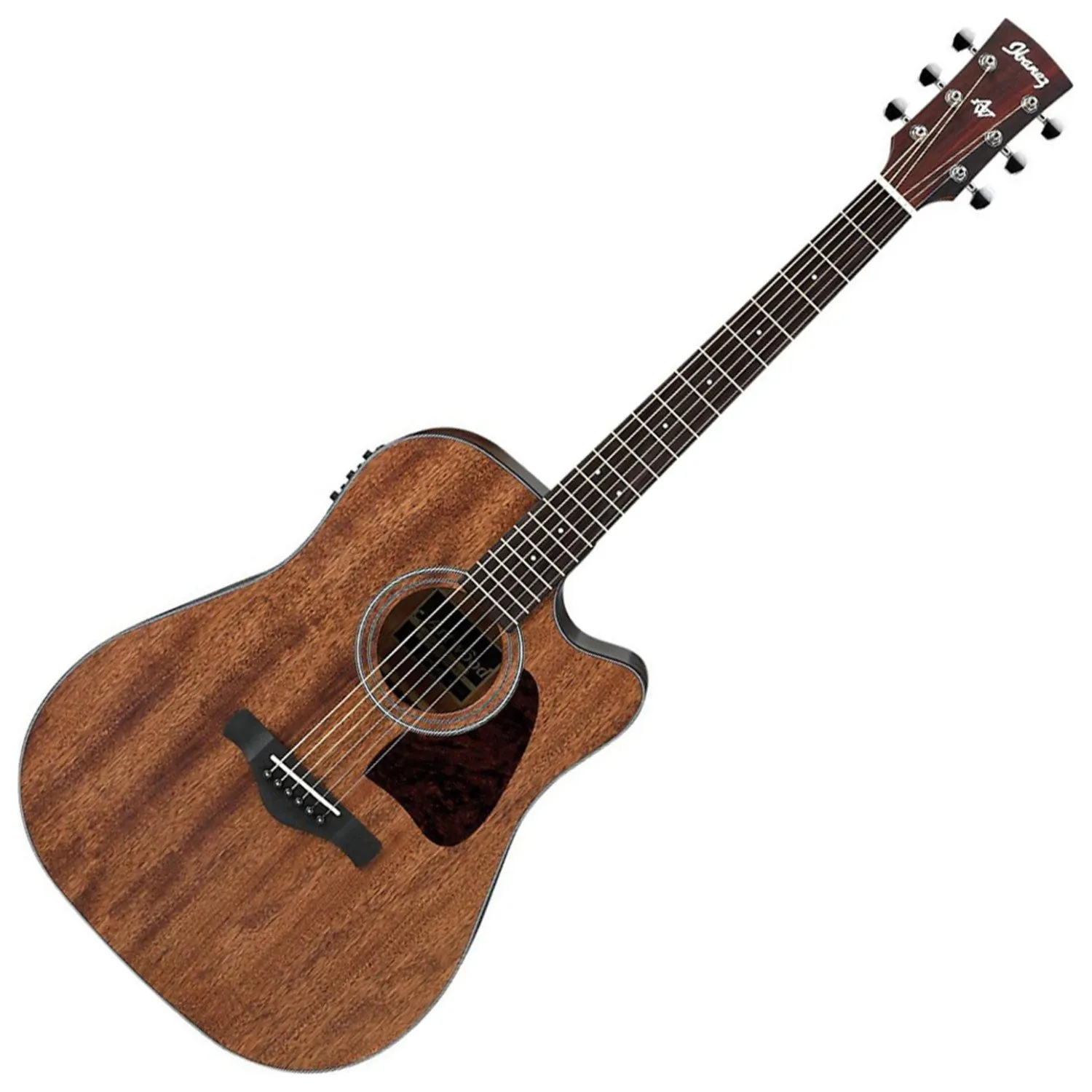 Ibanez AW54CEOPN Artwood Acoustic-Electric Guitar, Solid Mahogany Top, Open Pore Finish