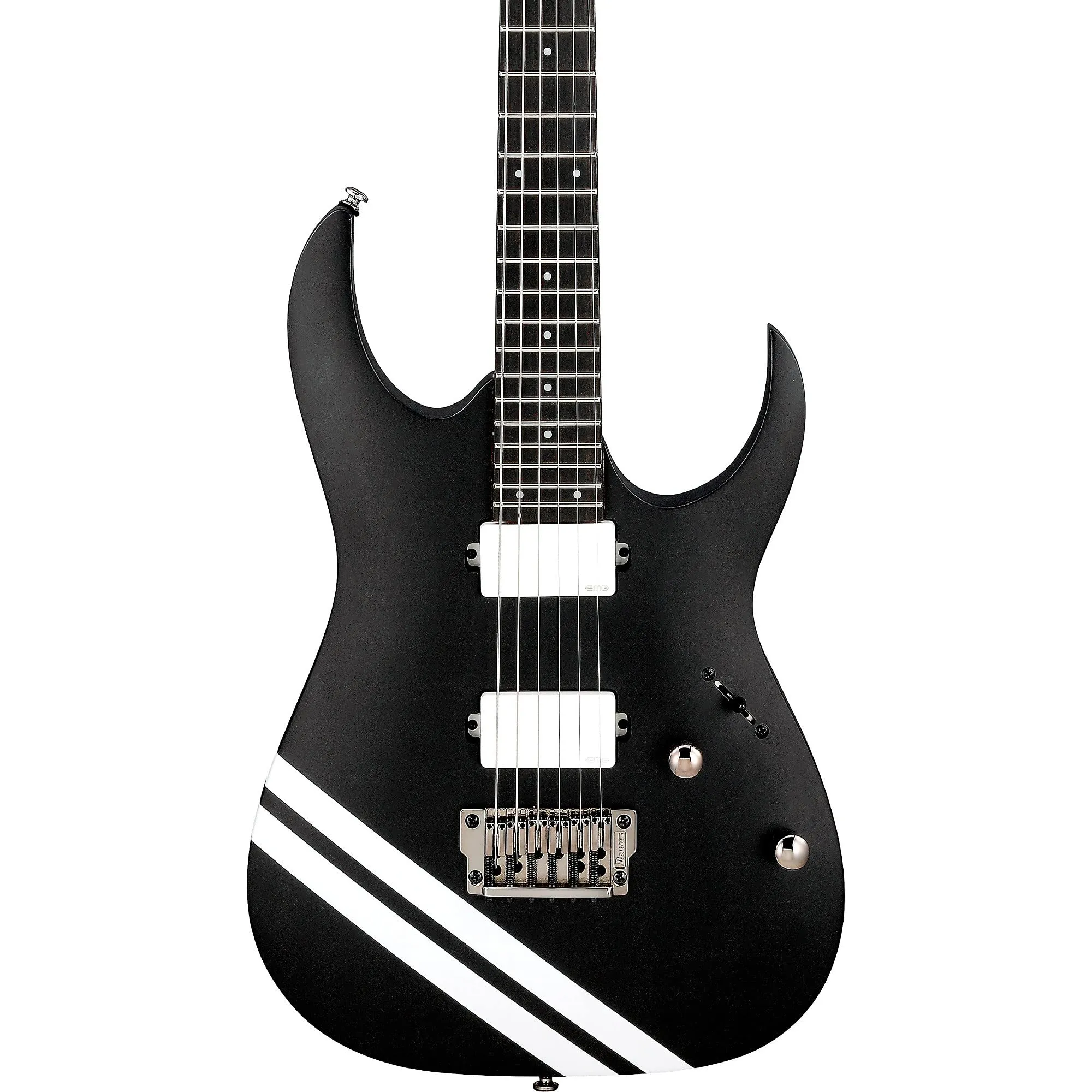 Ibanez JB Brubaker Signature JBBM30 Electric Guitar - Black Flat, Active Humbucking Pickups