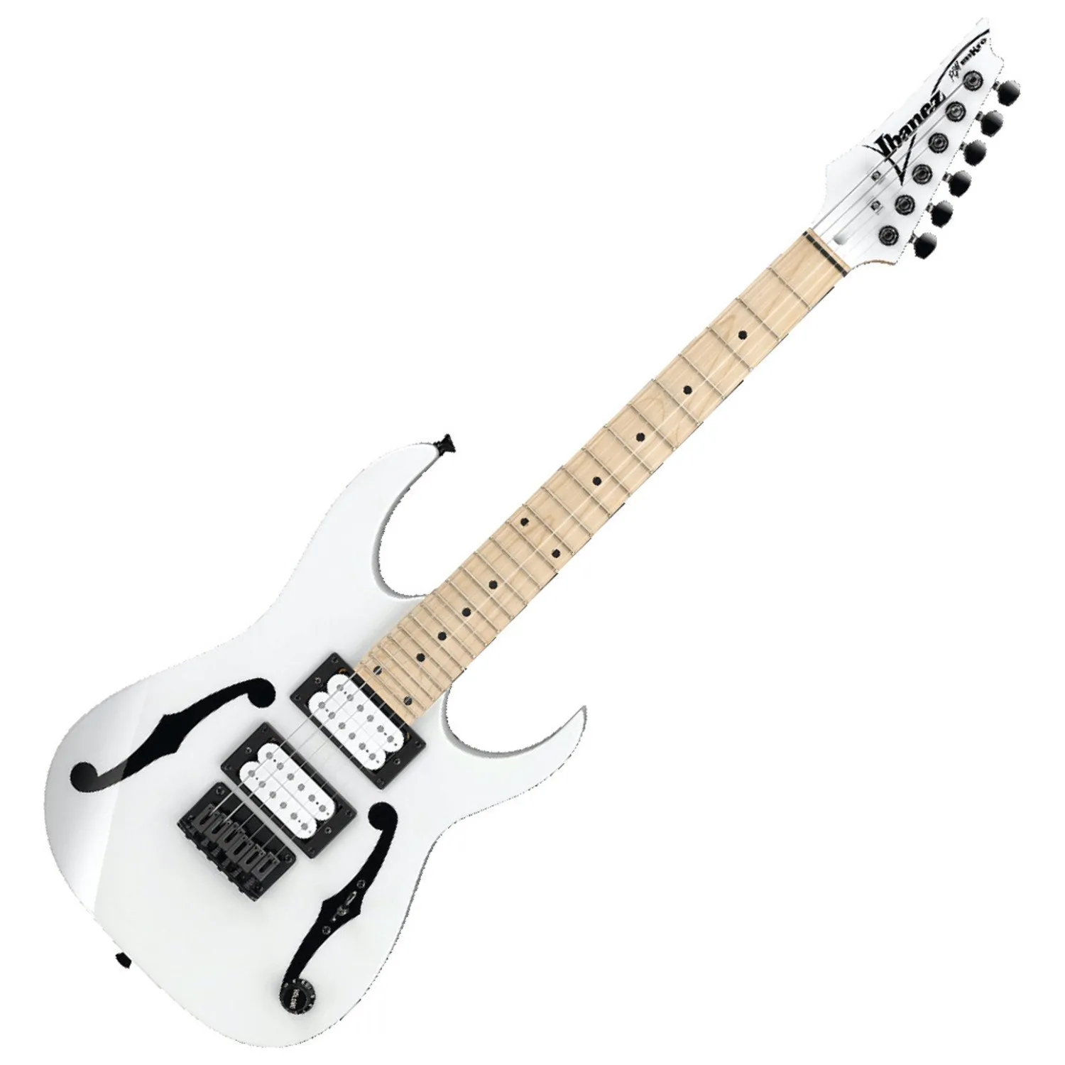 Ibanez PGMM31WH Paul Gilbert Signature Electric Guitar - White, Medium Fret, Infinity Pickups